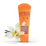 Lotus Herbals Safe Sun Invisible Matte Gel Sunscreen SPF 50 PA+++ , For Men & Women, Non-Greasy, Suitable for Oily Skin, 100g,Orange