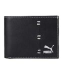 Puma Unisex-Adult PU Wallet IND I, Black-Silver Cat Logo, X (5405301)