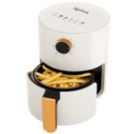 Lifelong Air Fryer for Home – 800W Small Airfryer Machine to Fry, Bake & Roast with Timer Control – Oil Free Fryer Machine – Electric with 360 Hot Air Circulation Technology (LLHF25)2.5 liter, White