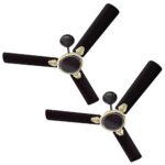 Havells 1200mm Equs Energy Saving Ceiling Fan (Smoke Brown, Pack of 2)