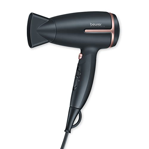 Beurer HC25 Travel Hair Dryer 3 years Warranty 1600 Watts, Black