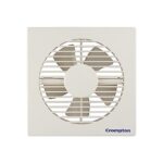Crompton Axial Air High-Speed Plastic Exhaust/Ventilation Fan (150 mm/6 Inches, White, Pack of 1)