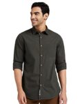 Amazon Brand – INKAST Men’s Solid Slim Casual Shirt (IN-S-34C_Olive S)