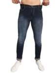 LINARIA Mens Blue Stretchable Denim Slim fit Jeans (36)