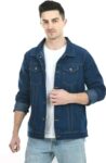 Zooni Collection 3/4th Sleeve Solid Men Denim Jacket ()_BZ_Denim Dark_Men JKT_1_L