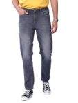 The Indian Garage Co Men’s Slim Fit Jeans (0620-DNM-083_Grey_34)