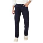 Urbano Fashion Men’s Dark Blue Slim Fit Denim Jeans Stretchable (epsjeanwhithrnd-dblue-40)
