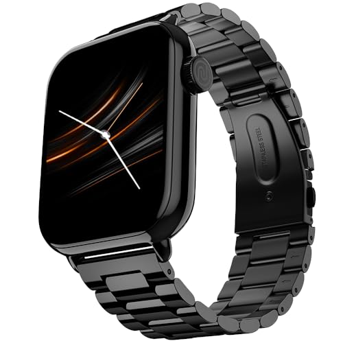 Noise Pulse 3 Max Smart Watch with Vibrant 2″ Display, BT Calling, Sleek Metal Build, 7 Days Battery, 24 * 7 Heart Rate Monitoring & Sleep Tracking Health Suite (Elite Black)