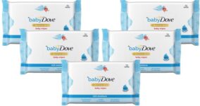 baby Dove Rich Moisture Wipes|| 72wipes – Pack of 5(5 Wipes)