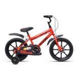 VECTOR 91 Space Fighter 16T Red Single Speed 10.5 Inch Frame – Unisex Kids Cycle