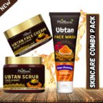 Phillauri Instant glow Ultimate Ubtan Skin Care Kit Ubtan Face & Body Scrub, Face Wash Tube, Face Cream(3 Items in the set)