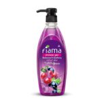 Fiama Body Wash Shower Gel Blackcurrant & Bearberry, 500ml, Body Wash for Women & Men with Skin Conditioners for Radiant Glow & Moisturised Skin, Suitable for All Skin Types