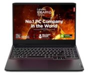 Lenovo IdeaPad Gaming 3 AMD Ryzen 5 5500H 15.6″ (39.62cm) FHD IPS 300nits 144Hz Gaming Laptop (8GB/512GB SSD/Windows 11/NVIDIA RTX 2050 4GB/Alexa/3 Month Game Pass/Shadow Black/2.32Kg), 82K20289IN