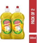 stanfresh Dish Wash Gel Dish Cleaning Gel(Lemon, 2 x 0.5 L)