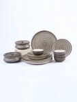 Wonderchef Teramo Brown Dinner Set of 14
