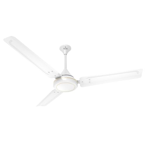 Polycab Charisma Plus 1200 mm high Speed Ceiling Fan | 100% Copper Winding Motor | Corrosion Resistant G-Tech Blades | 1 Star Rated 52 Watt | 2 years warranty【White】