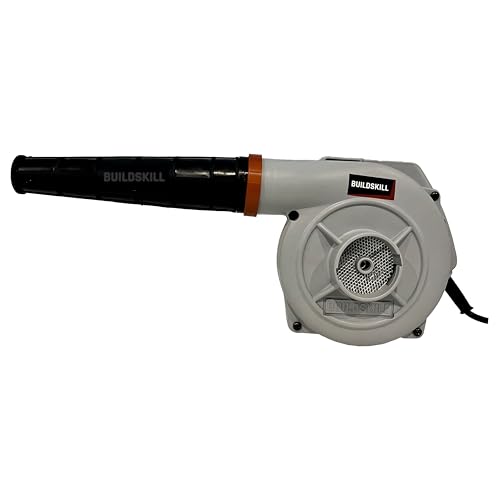Buildskill Air Blower 575W – Dust Cleaner for Home Cleaning, Efficient & Ergonomic, Continuous Lock, Fixed Speed, Compact & Portable Device for Home & Industrial Tasks, 3M Wire Length