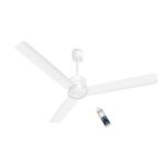 Havells 1200mm Ambrose Slim BLDC Motor Ceiling Fan | Premium Finish Decorative Fan, Remote Control, High Air Delivery | 5 Star Rated, Upto 60% Energy Saving, 2 Yr Warranty | (Pack of 1, Elegant White)