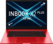Infinix INBook X2 Plus Intel Core i3 11th Gen 1115G4 – (8 GB/256 GB SSD/Windows 11 Home) XL25 Thin and Light Laptop(13.46 inch, Red, 1.58 Kg)