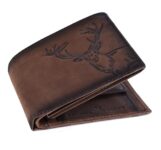 LONDON ALLEY Elk Barnished Vintage brown Men’s Leather Wallet