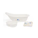 Mothercare Sleepy Safari Designed Bath Set for Babies, Cream