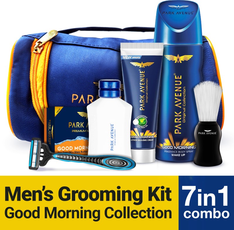 PARK AVENUE Good Morning Grooming Kit for Men(7 Items in the set)