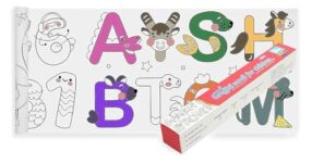 GLUN® Theme Graffiti Scroll Drawing Sheets with Mild Gumming Back Side for Children 300x30cm Single Roll Pack of 1