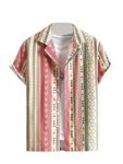 Lymio Casual Shirt for Men|| Shirt for Men|| Men Stylish Shirt || Men Printed Shirt (Geo-Multi-M)