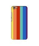 Casotec Rainbow Colors Design 3D Printed Hard Back Case Cover for Vivo Y69