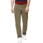 Urbano Fashion Men’s Olive Green Slim Fit Stretchable Casual Chinos (chino-olivegrn-36-fba)