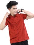 KETCH Men’s Slim Fit T-Shirt (KHTS000224_Reds
