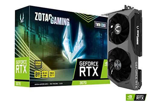 Zotac Gaming Geforce RTX 3070 Twin Edge Lhr Gddr6 8Gb 256Bit Pcie 4.0 Graphics Card with Icestorm 2.0 Cooling,1725Mhz Boost Clock & 5 Years Warranty(3 Years Warranty+2 Yr Extended Warranty)-Pci_E_X16