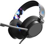 Skullcandy SLYR Wired Over-Ear Gaming Headset for PC, Playstation, PS4, PS5, Xbox, Nintendo Switch – Blue Digi-Hype