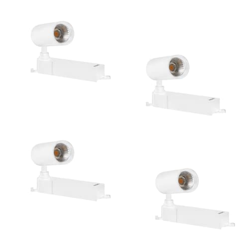 PHILIPS 10-watt Ceiling Spot White Track Light | Indoor Ceiling Focus Light with Flexible Rotatable Head for Kitchen, Living Room & Display Shops | Cool White, Pack of 4