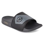 Campus Men’s SL-429 D.GRY/BLK Sliders – 7UK/India SL-429