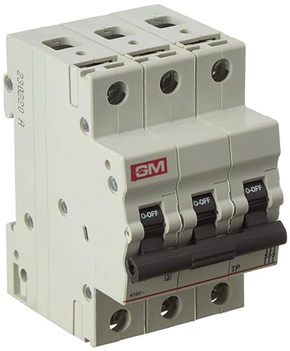 GM MCB 25A TRIPLE POLE ‘C’ TYPE