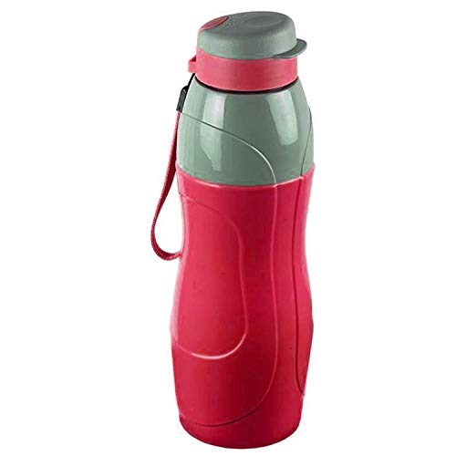 Cello Puro Sports 600 | Plastic Water Bottle | Insulated Water Bottle | 520 ml, Red