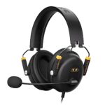 Gaming Headset for PS4 Xbox 1,Over-Ear Heavy Bass Noise Cancelling Headphone with Retractable,PC-Wired Headphones with Microphone-3.5mm Computer Headset for Laptop
