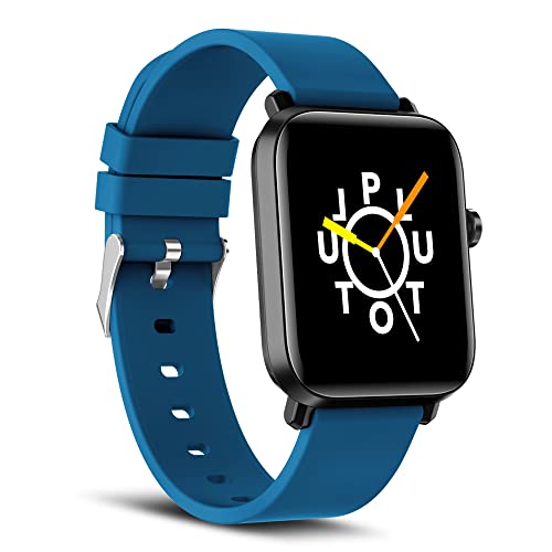 SYSKA Pluto SW250 Smart Watch Premium Metal Body, 1.69″ Display, 200+ Cloud & Customizable Watch Faces, Smart Notifications for Calls, SMS, Whatsapp with Battery Runtime-Upto 10 Days (Spectra Blue)