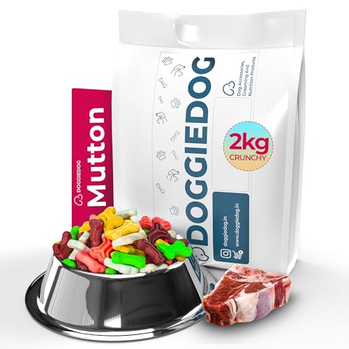 DOGGIE DOG Food Chicken Dog Treats, Dog Biscuits. Adult Dog Bone and Puppy Food. Drool Worthy Food Items, Puppy Sticks, Teething Sticks (Lamb – 2KG (Multicolour))