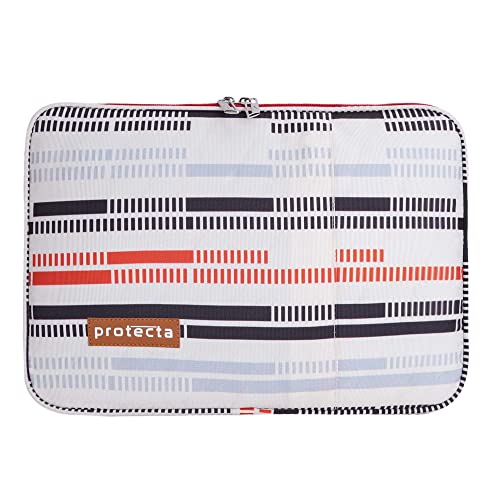 Protecta Phoenix Waterproof 15.6 Inch Laptop Sleeve Hand Bag Cover for Men & Women Ideal for Office & College, with Soft Plush Interiors – (Broken Lines Print)