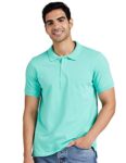 Amazon Brand – Symbol Men’s Solid Regular Polo Shirt (AW17MPCP-SINGLE_Ice Green L)