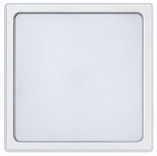 Eveready 12W LED Recessed Backlit Panel | Square Shape | Lightweight & Fire Retardant PC Body | Aesthetic Matte Finish | 80lm/W | 4kV Surge Protection | White