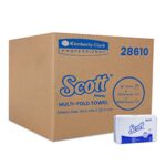 Scott® Multifold Paper Towels (M Fold), 16 Packs, 250 Pulls/Pack, (Total 4,000 Sheets), 24×23.1 cm (28610B)