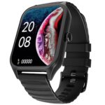 HAMMER Stroke 1.96″ Calling Smart Watch with Strong Metallic Body, in Built Games, 100+ Sports Modes, Customized Watchfaces (Black)