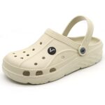 SVAAR Men’s Beige Clogs – 6 UK