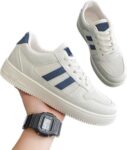 KOPHEX Men’s Sneakers Comfort, Casual White Shoes for Men’s & Boys (White, 7)
