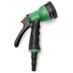 GLUN® Garden Hose Nozzle Water Spray Gun, 8 Adjustable High-Pressure Spray, Multi Useability for Watering Plants, Car, Bike, Flushing and Cleaning