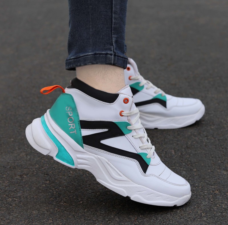 K’ Footlance Casual Sneakers White Outdoor Shoes For Boys And Men Sneakers For Men(White)