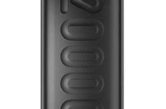 Ambrane 20000mAh Power Bank with 20W Fast Charging, Triple Output, Power Delivery, Type C Input, Made in India, Multi-Layer Protection, Li-Polymer + Type C Cable (Stylo-20k, Black)